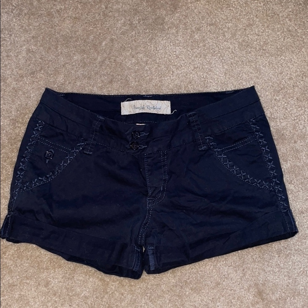Navy shorts